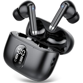 QXQ Wireless Earbuds, Bluetooth Headphones in Ear Ear Buds Deep Bass, Bluetooth Earbuds Built-in HD Mic, IPX7 Waterproof, Touch Control