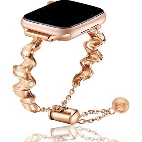 NINKI Compatible Apple Watch Band 38mm 40mm 41mm 42mm 44mm 45mm 46mm 49mm,Stainless Steel Replacement Wristband Band for Apple Watch Bands Series 10 9 8 7 6 4 3 2 1 SE SE2,Strap for iWatch Band Black