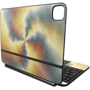 Glossy Glitter Skin Compatible With Apple Magic Keyboard for iPad Pro 11‑inch (M4) 2024 - Eye Of The Storm - Premium 3M Vinyl Protective Decal Cover - Easy To Apply | Crafted in the USA by MightySkins