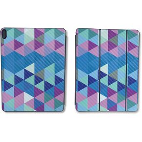 Carbon Fiber Skin Compatible with Apple Smart Folio for iPad Air 11-inch (M2) 2024 - Purple Kaleidoscope - 3M Vinyl Protective Decal Cover - Easy to Apply | Crafted in The USA by MightySkins