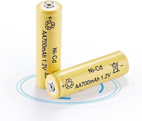بطاريات AA القابلة لإعادة الشحن ، بطاريات 700 مللي أمبير في الساعة 1.2V Ni-CD القابلة لإعادة الشحن ، دورة قابلة لإعادة الشحن تستخدم أكثر من 500 مرة (4) in Kuwait