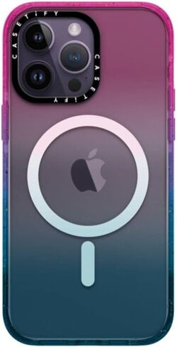 CaseTify Impact iPhone 14 Pro Max Case [4x Military Grade Drop تم اختباره / 8.2 قدمًا من الحماية / التوافق مع Magsafe] - Cotton Candy in Kuwait