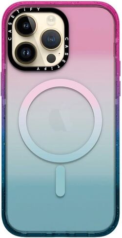CaseTify Impact iPhone 14 Pro Max Case [4x Military Grade Drop تم اختباره / 8.2 قدمًا من الحماية / التوافق مع Magsafe] - Cotton Candy in Kuwait
