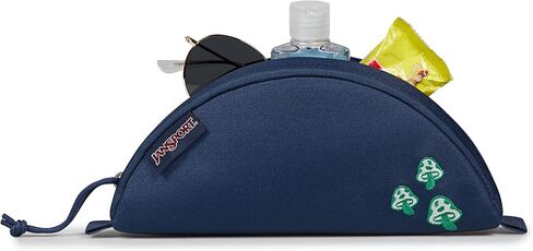 JanSport Luna Blue Compact Minimalist Semicircular Pouch in Kuwait