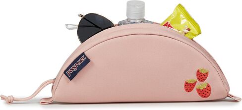 JanSport Luna Blue Compact Minimalist Semicircular Pouch in Kuwait