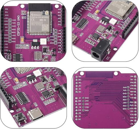 Alinan 2PCS ESP32-S3 UNO Development Board Onboard ESP32-S3-DEVKITC-1-N16R8 MODULE المتوافقة مع DEVKITC-1 in Kuwait