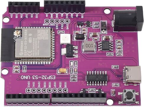 Alinan 2PCS ESP32-S3 UNO Development Board Onboard ESP32-S3-DEVKITC-1-N16R8 MODULE المتوافقة مع DEVKITC-1 in Kuwait