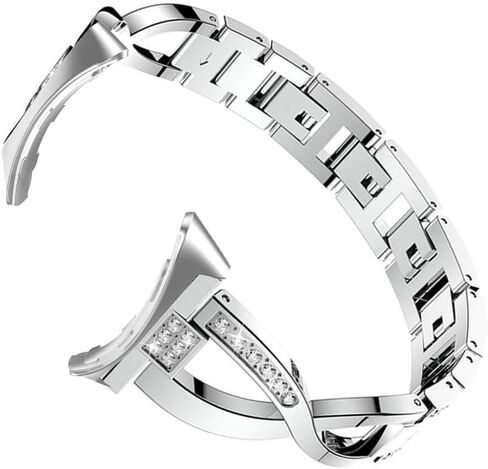 متوافق مع Google Pixel Watch 3 Band 45mm ، Women [No Gap] سلسلة استبدال المعادن بلينغ مجوهر in Kuwait