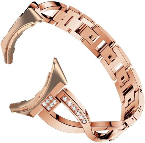 متوافق مع Google Pixel Watch 3 Band 45mm ، Women [No Gap] سلسلة استبدال المعادن بلينغ مجوهر in Kuwait