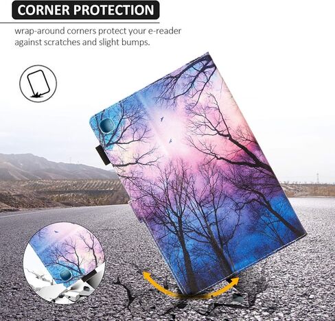 Dteck Case for Galaxy Tab S5e 10.5 2019 SM-T720/T725 - Slim PU Leather Multi-Angle Folio Stand Smart Cover with Card Holder for Samsung Galaxy Tab S5e 10.5 inch 2019 Release, Beach in Kuwait