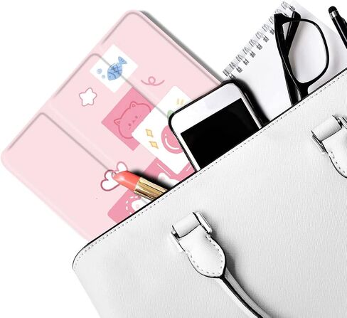 MAYCARI Splicing Lucky Cat Case for iPad Air5/Air4 with Pencil Holder, Cute for iPad 10.9 Inch 2022/2020 Protective Case with Soft TPU Back, Auto Sleep/Wake Cover Slim Shell in Saudi Arabia