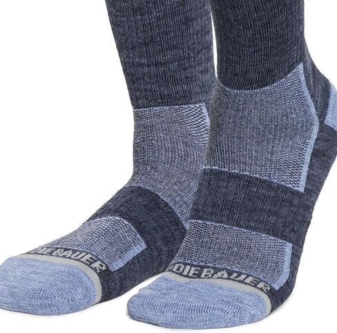Eddie Bauer Men's 3 Pairs Trail Trail Sock ، الجوارب المملوءة بالفتل للرجال ، ورياضة المشي لمسافات طويلة في الهواء الطلق الجوارب الجوار in Kuwait