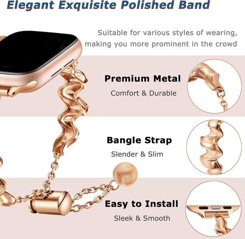 NINKI Compatible Apple Watch Band 38mm 40mm 41mm 42mm 44mm 45mm 46mm 49mm,Stainless Steel Replacement Wristband Band for Apple Watch Bands Series 10 9 8 7 6 4 3 2 1 SE SE2,Strap for iWatch Band Black in Saudi Arabia