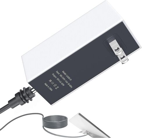 شاحن 60W لـ Starlink Mini ، محول الطاقة 30V 2A مع ميناء شحن ماء DC5521 ، كتلة شحن الجدار السريعة للعاصمة إلى DC Male Cable in Kuwait