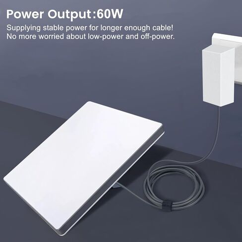 شاحن 60W لـ Starlink Mini ، محول الطاقة 30V 2A مع ميناء شحن ماء DC5521 ، كتلة شحن الجدار السريعة للعاصمة إلى DC Male Cable in Kuwait