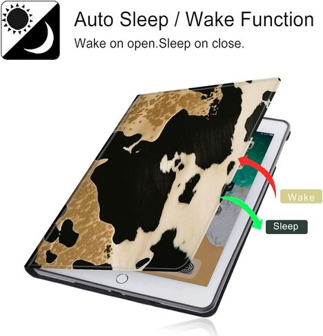 للحصول على حالة الجيل العاشر من iPad مع حامل قابلة للتعديل وميزات الاستيقاظ/النوم الذكي ، فإن حالة غلاف الحماية الذكية لجيل iPad 10th 10.9 بوصة 2022 - Mushroom Moon in Kuwait