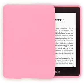 Case for All-New Kindle Paperwhite (11th Generation, 2021 Release) - Slim Fit TPU Gel Protective Cover Case for All-New Kindle Paperwhite E-Reader 6.8" (Pink)