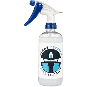 Eyes Outside Plastic and Glass Windshield Cleaner - 16 Oz, Glass Cleaner Spray For Aviation, Car, Motorcycle And Marine, Surface Cleaner For LCD, Acrylic, Lexan, Lucite & Plexiglass