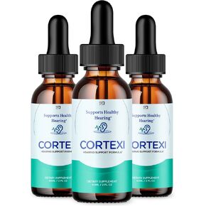 قطرات دعم السمع من كورتيكس - تساعد على صحة طبلة الأذن، وتعزز الوضوح السمعي، وتدعم السمع الصحي، والسمع بنسبة 20/20 - مكمل دعم السمع كورتيكسي (3 عبوات)، 3.0 أونصة سائلة in Kuwait