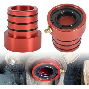 2-Pack MG21103 Dana 30/44 Front Axle Tube Seal Replacement for 1984-2018 Cherokee 1997-2006 TJ 1987-2018 Wrangler Red