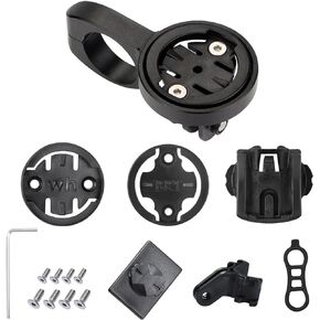 Bike Computer Mount For Aero Bars - Aero Bar Bike Computer Mount For Garmin Edge, Aero Bar Computer Mount Compatible with Garmin GPS Bike Computer, Wahoo, Bryton, Cateye, GoPro Full Range & Flashlight