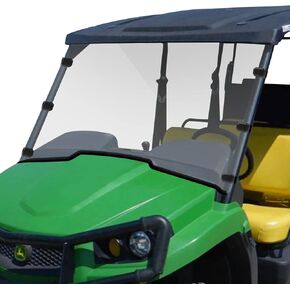 UTV Full Windshield -StarknightMT PC Hard Front Windshield Compatible with Gator XUV 550 560 560E 590E 590i 590M Used with Tops
