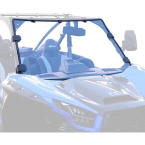 KIWI MASTER Heavy Duty Full Windshield Compatible with 2020-2024 Kawasaki Teryx KRX 1000 Accessories Scratch Resistant in Kuwait