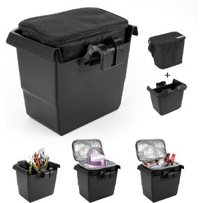 psler Defender Center Underseat Storage Bin + Ice Bag, Removable Under Seat Storage Box Dry Box for 2016 2017 2018 2019 2020 2021 2022 2023 Can Am Defender MAX HD5 HD6 HD8 HD10 Replace OEM #715003446
