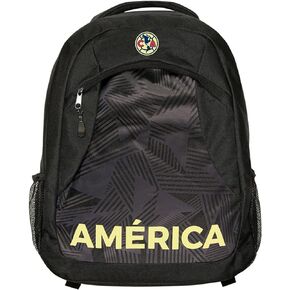 Icon Sports Fan Shop World Soccer Club Team Logo Officially Licensed Premium Backpack (MANCHESTER CITY BLACK, ONE SIZE)