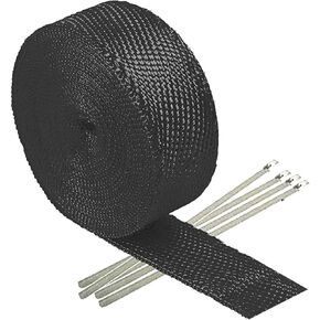 Stark Thermal Wrap 1" Wide x 50' Long - Fiberglass Heat Shield Exhaust Manifold/Header Wrap - Pink