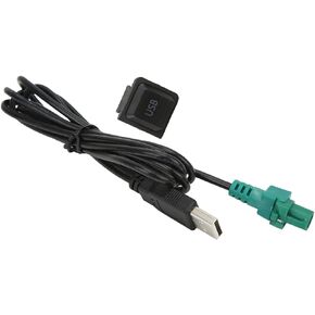 Acouto USB Audio Cable Adapter for Octavia Fabia RCD510 RCD310, Car Radio USB Switch Panel Cable Adapter Device Replacement Accessories