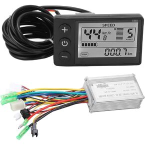 Electric Bicycle EN06 LCD Display Meter with USB Power Speed Display, Electric Bicycle Waterproof Connector LCD Display for Electric Bike Scooter…
