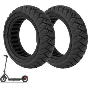 ulip 2 pack Scooter Solid Tire 10 Inch 10x2.7-6.5 Electric Scooter Wheels Replacement 70/65-6.5 Tire for Hover-1 Alpha evercross H5 Emove Cruise hiboy max3 Kugoo M4 Pro Zero 10x Dualtron