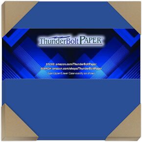 200 Bright Royal Blue 65# Cardstock Paper 3" X 5" (3X5 Inches) Index|Recipe Card|Photo|Frame Size - 65Cover/45Bond Light Weight Card Stock - Bright Printable Smooth Paper Surface