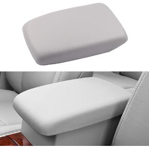 Dasbecan Center Console Armrest Cover Lid kit Compatible with 2008 2009 2010 2011 2012 2013 Toyota Highlander Beige