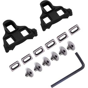 [Upgrade Version Bike Cleats for Shimano SH-11 Road Cycling-Incompatible with Look System-Indoor Cycling & Road Bike Bicycle Cleat Set