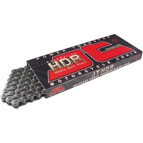 JT Chain JTC428HDR100SL (428 Series) Black Steel 100 Link Heavy Duty Non O-Ring Chain with Connecting Link