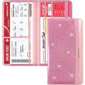 Car Registration and Insurance Card Holder with Magnetic Closure, Leather Vehicle Glove Box Automobile Documents Paperwork Wallet Case Organizer for ID, Driver's License, Key Contact Information Cards