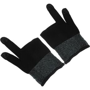 زوج واحد من قفازات مرساة ألعاب الهاتف المحمول بأكمام الإبهام، قفازات ألعاب الهاتف المحمول، قفازات أصابع الألعاب، قفازات أصابع للعبة، أكمام أصابع الألعاب، أكل الدجاج، ألياف فضية متقدمة in Kuwait