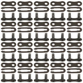 20 Set Bike Chain Metal Master Link for Bicycle Chain Removable Quick Split Bike Repair Parts for Bycicles, Mini Bikes, Mountain Bike, BMX Bike and Motorcycles