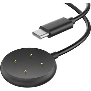 AWINNER 𝐔𝐩𝐠𝐫𝐚𝐝𝐞𝐝 Compatible for Google Pixel Watch 2 Charger Cable Fast Charging with Type C Port (Black, 1 Pack)