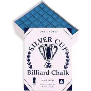 Pool cue Billiard Premium Chalk - ONE Gross - 144 PCS - Blue