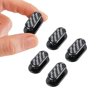 Car Mini Hooks, Multifunctional Auto Backseat Hangers, Self-Adhesive Wall Hanging Hooks, Vehicle Hook Stickers for Keys, Mask, Earphone, Cable (4 Pack)