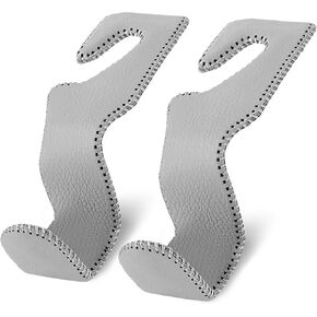 Purse Hook for Car, Car Purse Holder Headrest Hook Vehicle Leather Storage Hook for Hanging Purses and Bags, 2 Pack Black in Kuwait