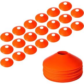 Pro Disc Cones - Training Cones Agility Soccer Cones with Carry Bag for Training, Soccer, Football, Basketball,Kids and Other Sports and Games(22G)