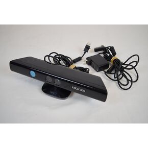 XBOX 360 Microsoft Kinect Sensor Bar Only Black 1414 Wired Motion Sensor Camera (Renewed)