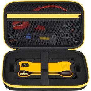 Case Compatible with DeWalt DXAELJ16 1600 Peak Amp Jump Starter Battery Booster, Portable Jumper Storage Holder Pocket for USB Power Station (Box Only) Black