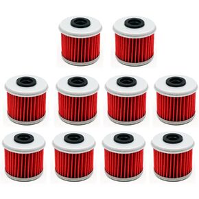 10 X Oil Filter Fits Replacement for Honda TRX450R TRX450ER CRF250X CRF450X CRF250R CRF150F CRF150R CRF450R CRF150RB