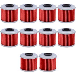 HF116 Oil Filter For ATV Honda TRX450R CRF250X CRF450X CRF250R CRF450R Motorcycle Replaces #15412-MEN-671(Pack of 10)