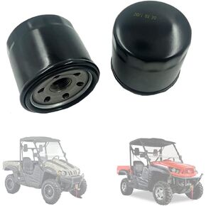 2pcs Oil Filter Replacement for Massimo Hisun ATV UTV 250,400,450,500,550,700,750,ODES 500,650,Massimo MSU,Axis,Bennche,Cub Cadet,Coleman,Yardsport
